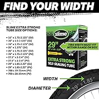 Vista 5 de Slime Bike Inner Tube with Slime Puncture Sealant, Self Sealing, Prevent and Repair