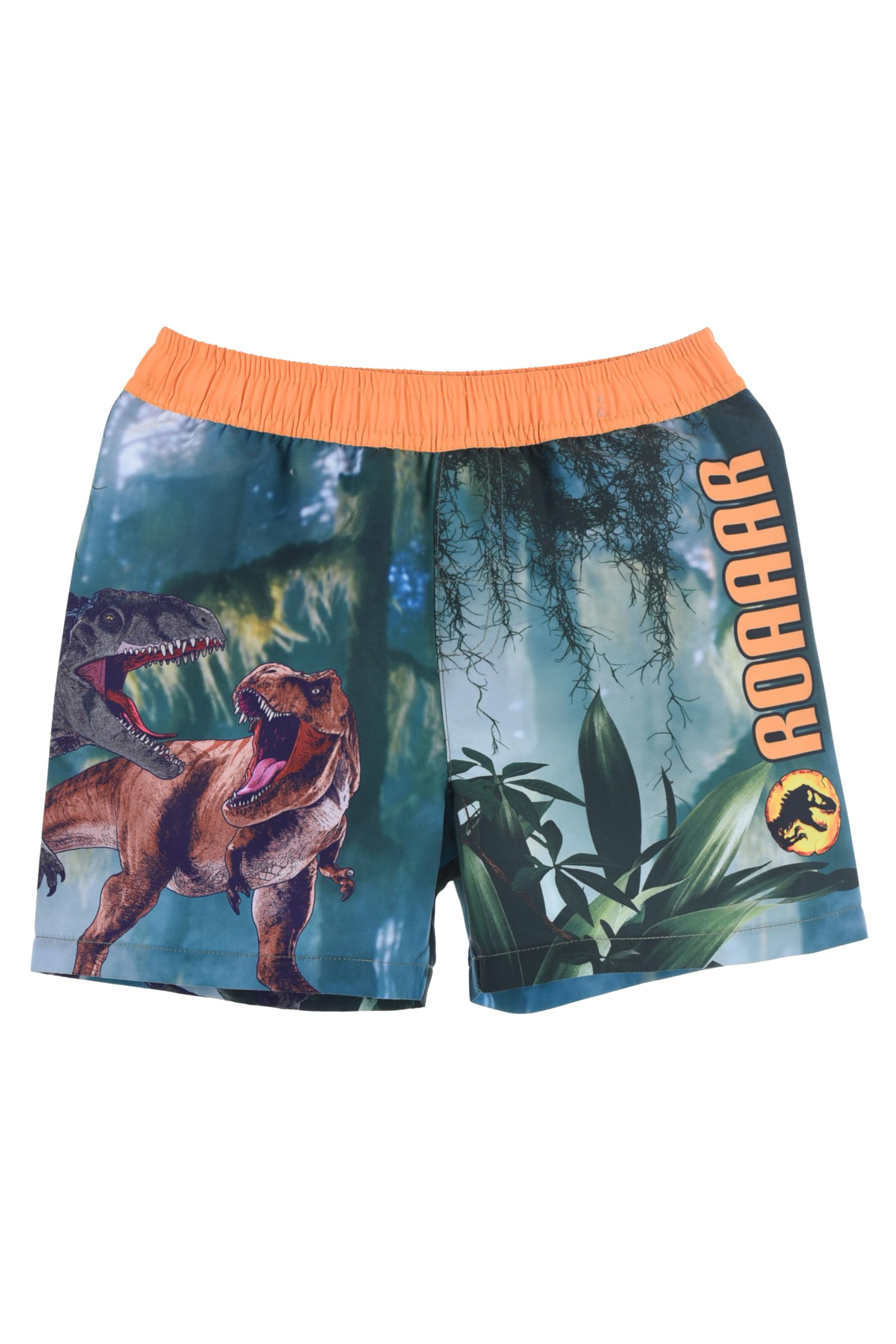 Jurassic World Bañador para Niño, Diseño Dinosaurios Bermudas Shorts de Baño, Bañador de Natación Infantil, Tallas 3 a 8 Años