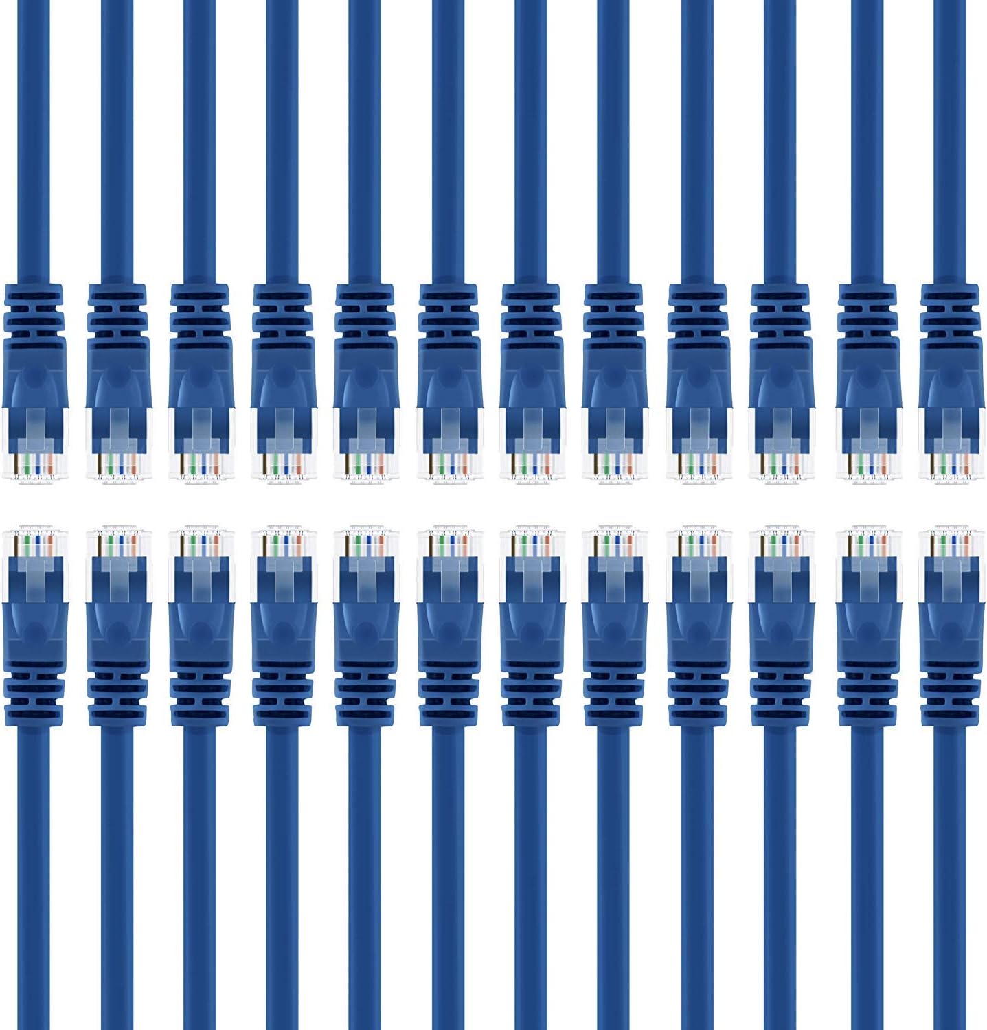 GearIt 24-Pack, Cat5e Ethernet Patch Cable 5 Feet - View #11