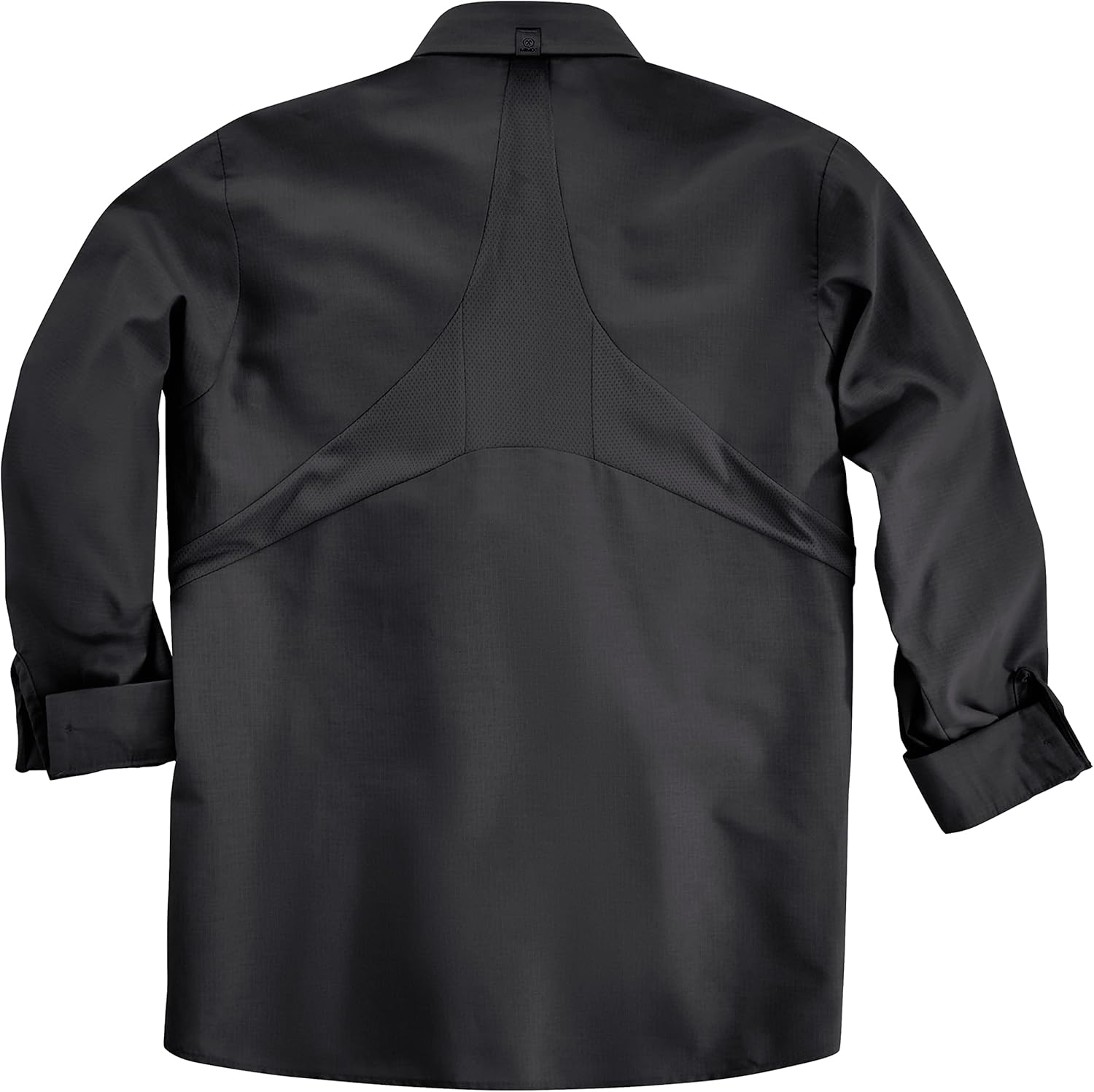 Red Kap Men's Size Long Sleeve Mimix Work Shirt, Black, Large/Tall - Image 4