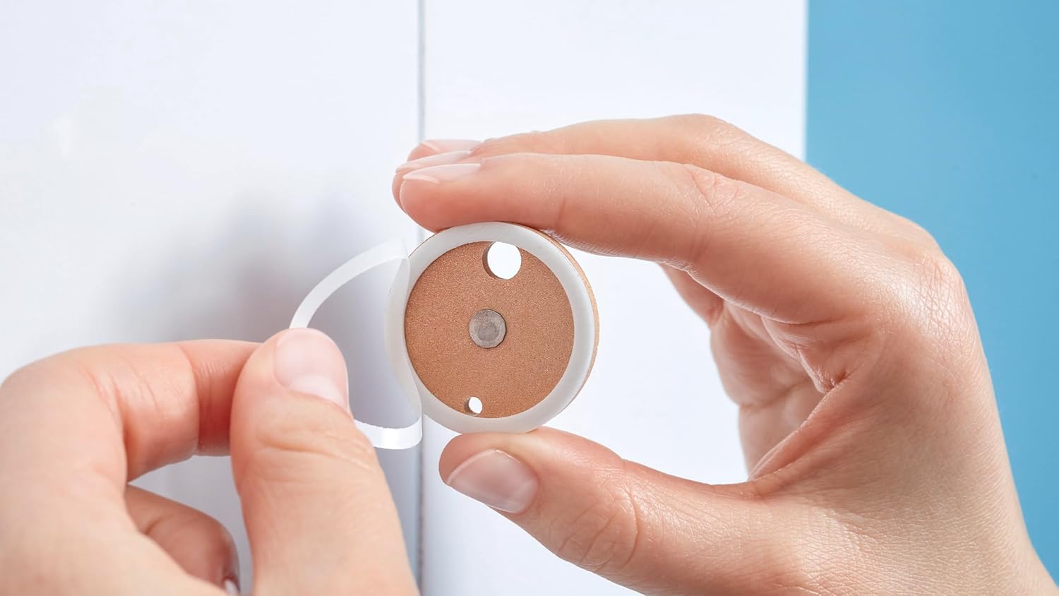 tesa Baath shower caddy, chromed steel, self-adhesive, adhesive mounting technology, 73mm x 250mm x 125mm