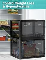 Vista 2 de Caja de bloqueo grande para medicamentos seguros, caja de almacenamiento con cerradura para refrigerador/aperitivos, cajas de bloqueo para teléfono