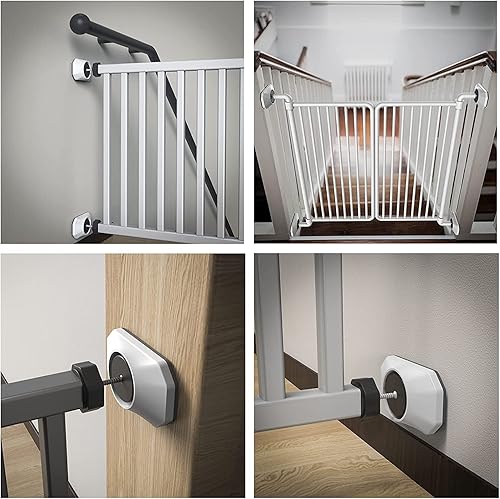 Miniatura 6 de Protector de pared para puerta de bebé - Protege las paredes y puertas de las puertas de mascotas y perros - para puerta de seguridad de escalera