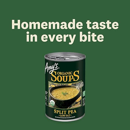 Miniatura 6 de Amys Sopa vegana sin gluten guisante orgánico dividido bajo en grasa 141 onzas