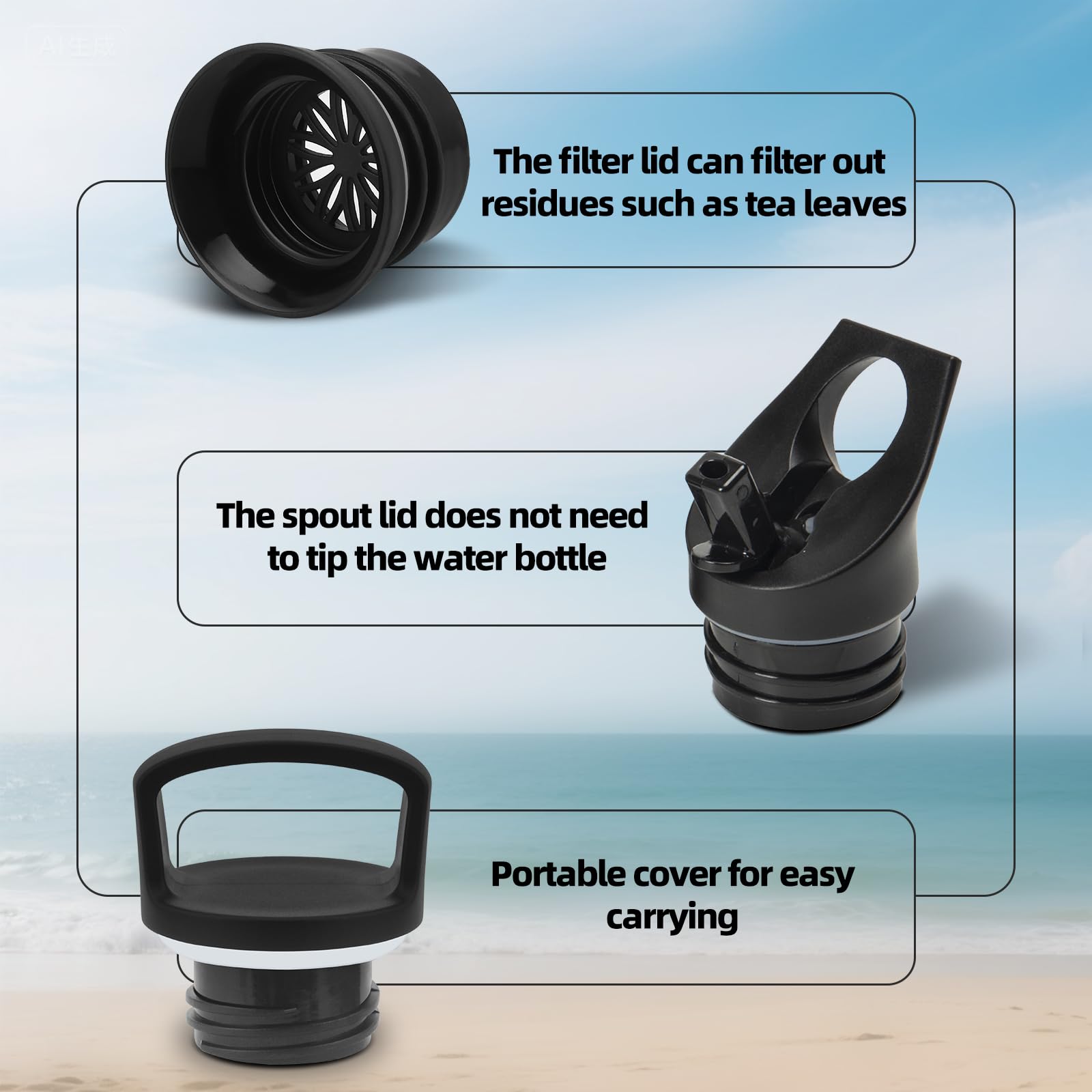 Motswedi Borraccia Termica 1 litro, a Prova di Perdite, Borraccia con Cannuccia, Acciaio Inox, Bottiglia Termica, senza BPA, Borraccia Palestra per Ciclismo, Campeggio, Rosa Chiaro & Verde Chiaro