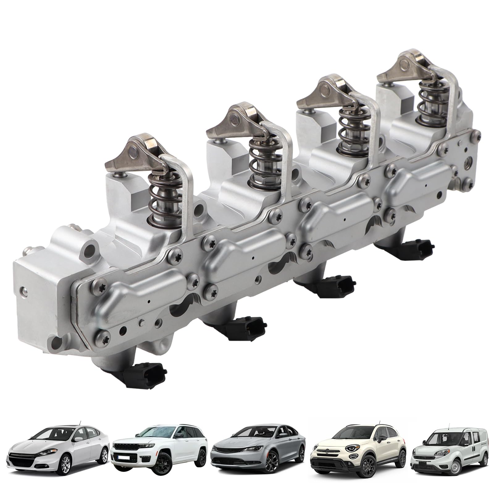 Photo 1 of SAOKNCE Variable Valve Multiair Actuator Assembly Compatible with 2014-2023 Jeep Cherokee Compass Renegade,Chrysler 200,Dodge Dart,Ram ProMaster City,Fiat 500X 2.4L L4 Replace# 5047980AE 5047980AC