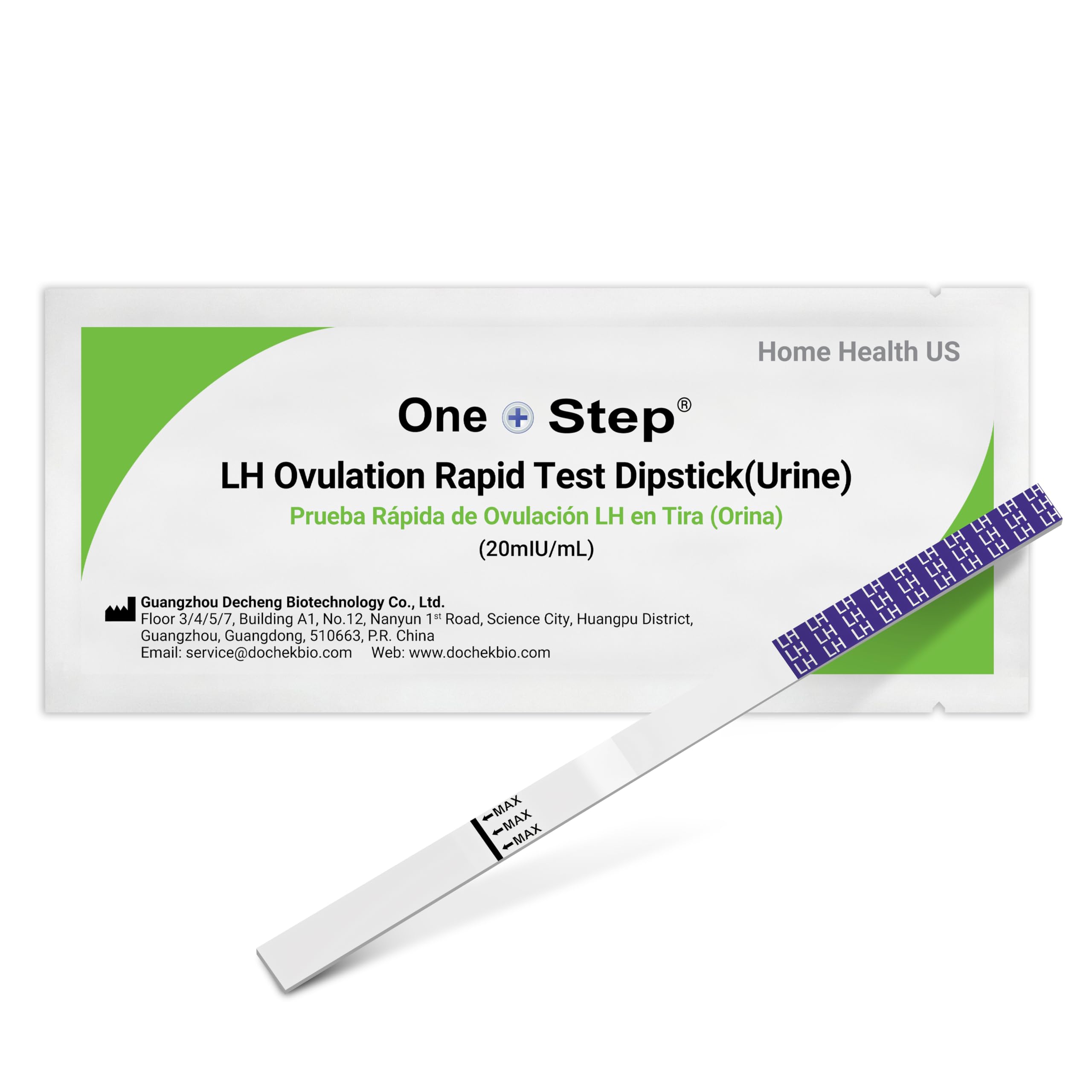 One Step Ovulation Test Strips, 100 LH Tests, Bulk Fertility Predictor Kit