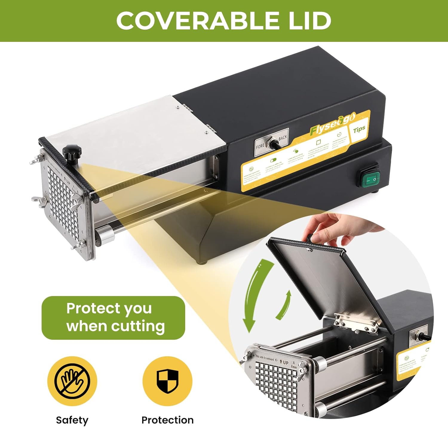Electric French Fry Cutter Commercial + Home Use