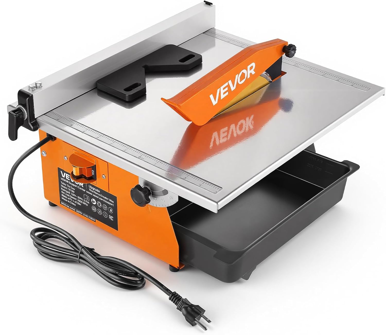 VEVOR Wet Tile Saw 7 Inch, 3600 RPM (TC180)