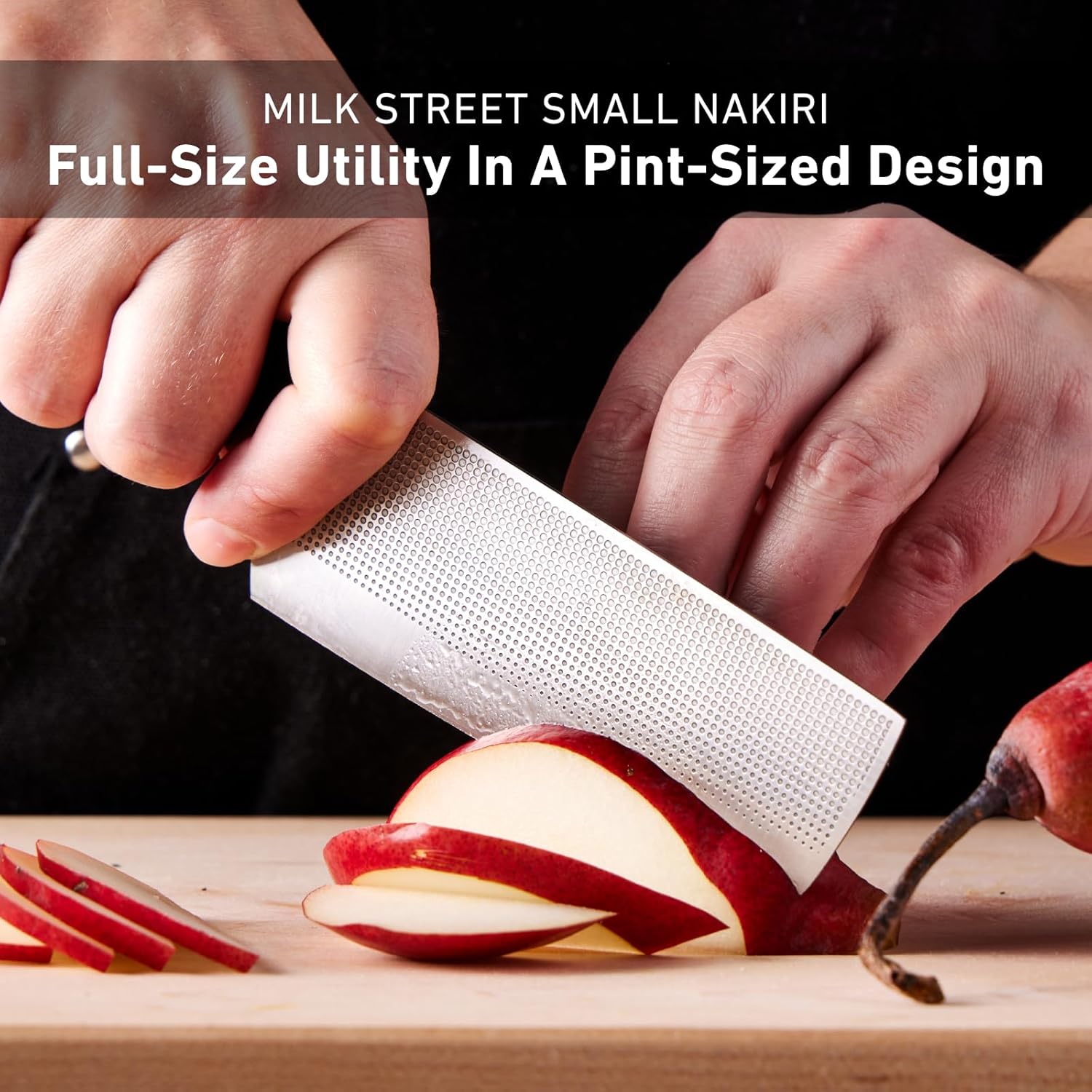 Milk Street Small Nakiri Knife – Ultra-Thin Blade for Precision Cutting, Ergonomic Handle