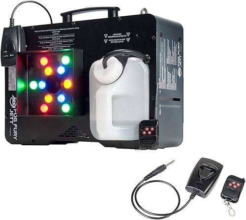 Miniatura 2 de American DJ Fog Fury Jett Niebla Máquina &amp; LED efecto de luz wRemote + HDF Fluido