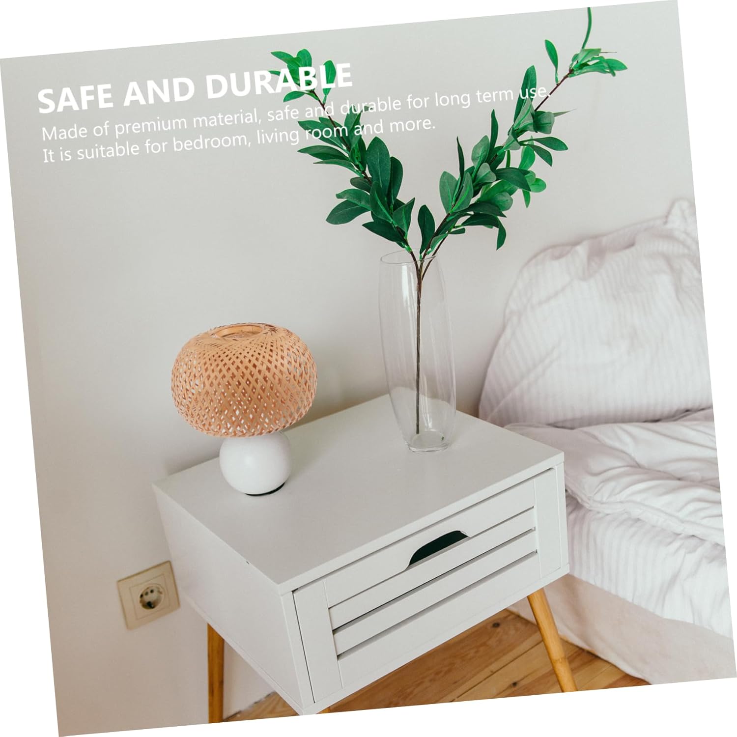 Mikikit 1pc Woven Lampshade Khaki Light Cover for Ceiling and Table Lamps Retro for Dining Room Boho Decor