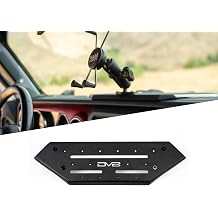 DV8 Offroad Device Dash Mount V2 for 2018-2023 Jeep Wrangler JL & 2020-2023 Gladiator JT | Limitless Mounting Options for Your Digital Devices | Fully Bolt-On Design | Black Powder Coat Finish | Steel