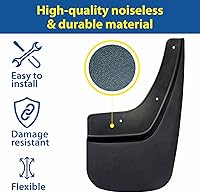 Vista 5 de Aletas antibarro Goodyear para Honda CR-V 2017-2022, par, termoplástico resistente, ajuste personalizado, fácil de instalar, durabilidad