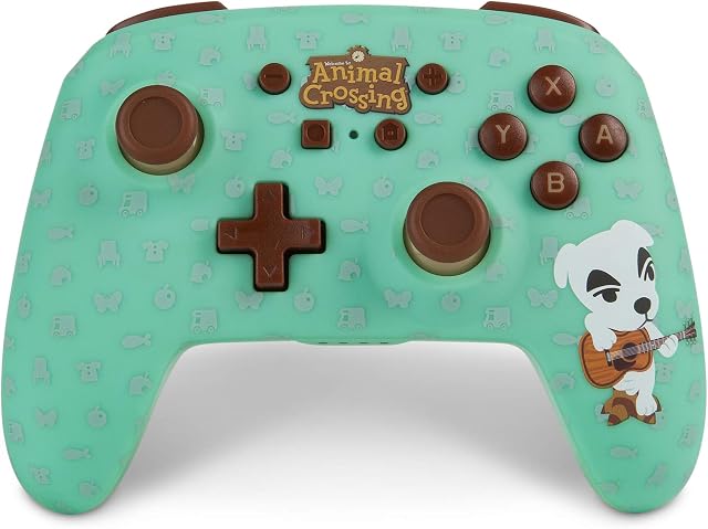 PowerA Enhanced Wireless Controller for Nintendo Switch  Animal Crossing K.K. Slider