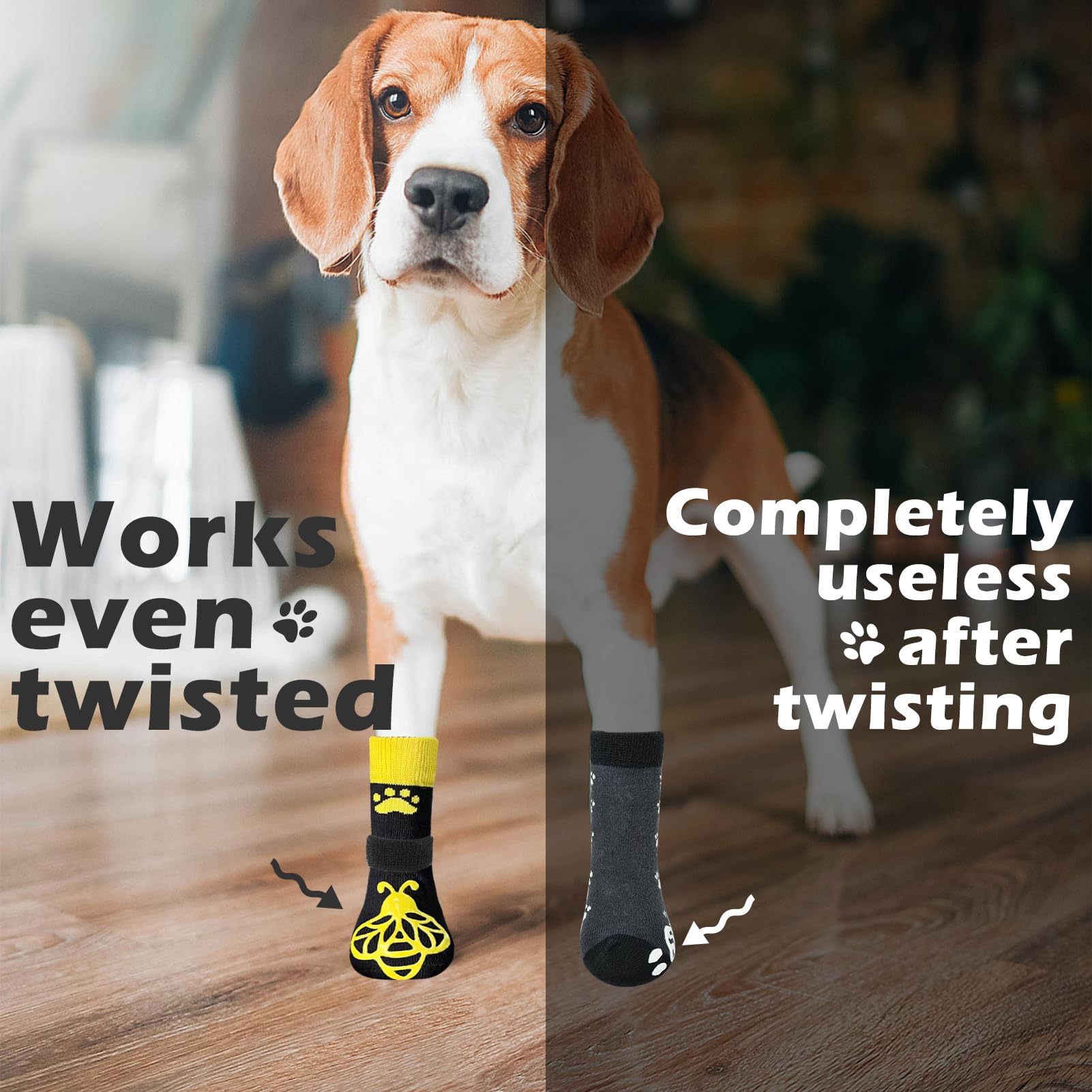 Chaussettes Antidérapantes Pour Chien KOOLTAIL Pour Martinique