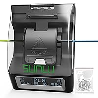 Vista 1 de Conector de filamento, empalme oficial SUNLU con 200 piezas de fundas PTFE para filamento de impresora 3D de 1.75mm, compatible con PLA PETG TPU ABS