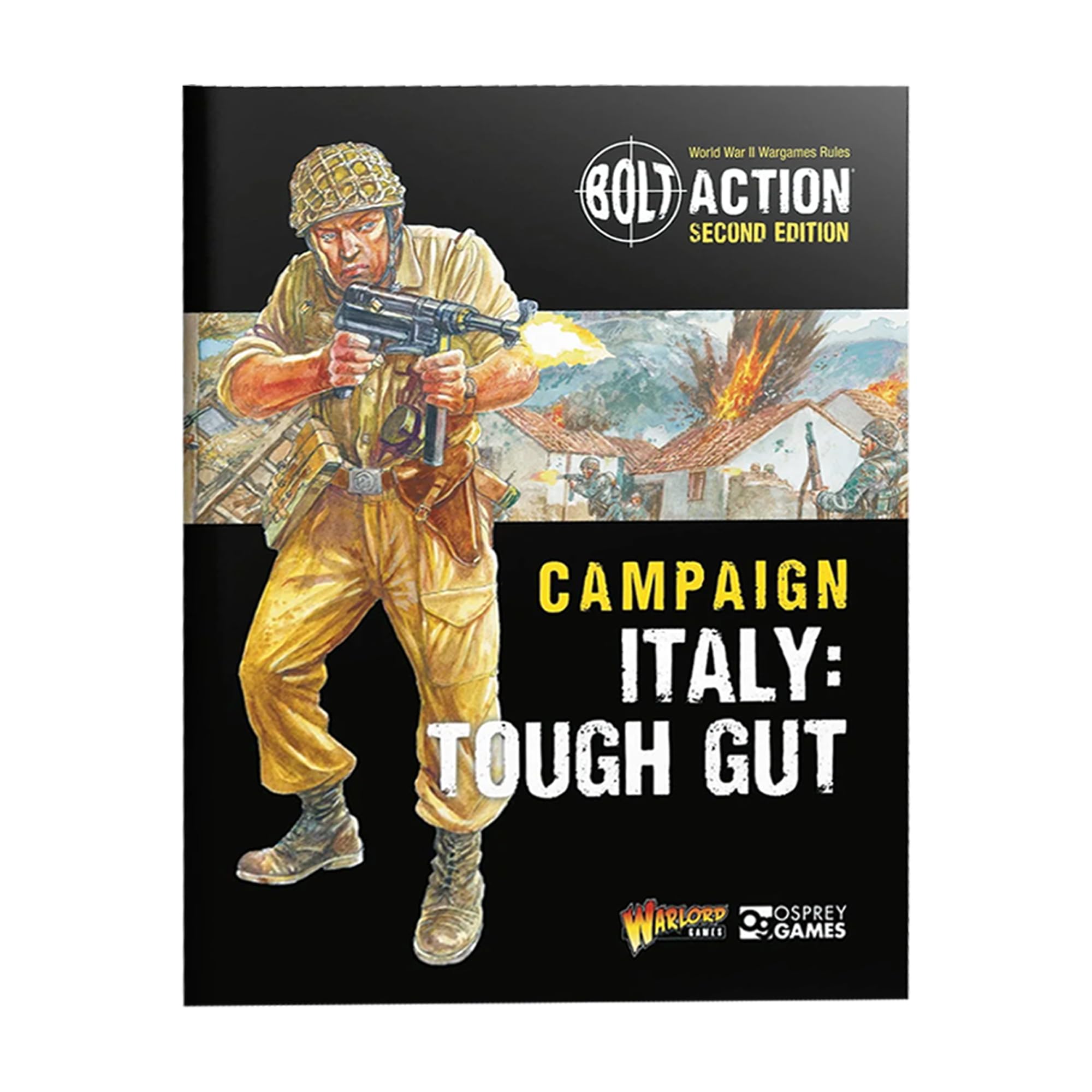 Wargames Delivered Bolt Action Campaign: Tough Gut Book- Immergiti nel grintoso realismo della seconda guerra mondiale con un impegnativo libro della campagna Impegnati in feroci battaglie, comanda le