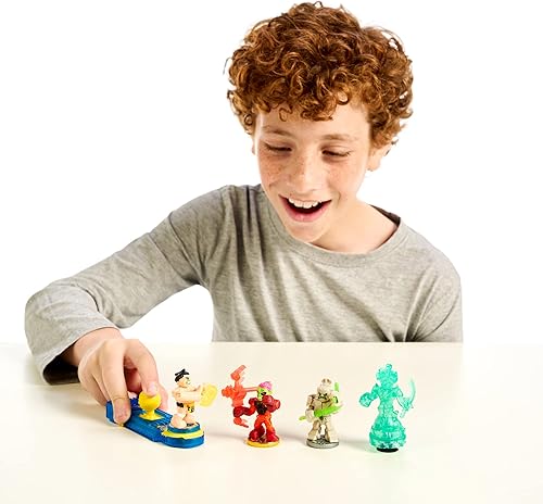 Miniatura 11 de Legends of Akedo Power Storm - Paquete de inicio de reglas oficiales, ataque legendario de golpe, 3 mini guerreros de batalla con pieza de práctica