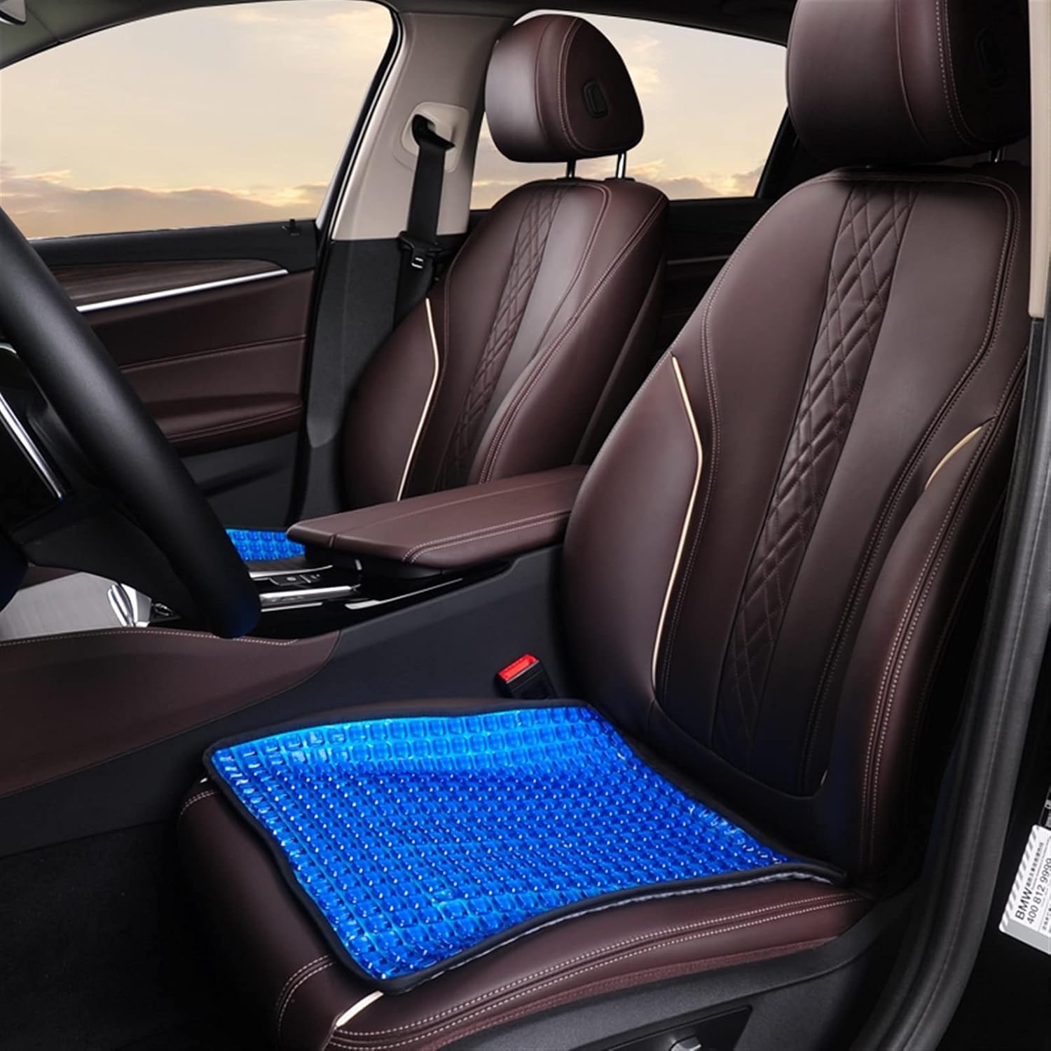 Yingxue 夏の通気性アイスパッドゲルクッションカーシートクッション滑り止めマッサージシート