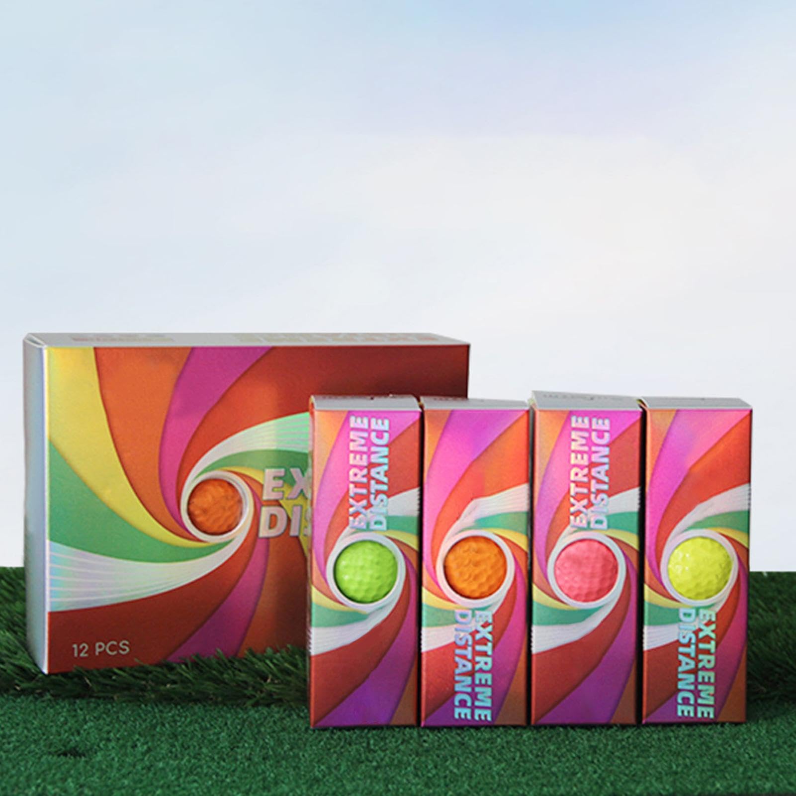 Pelotas de golf para interiores, pelotas de golf de colores