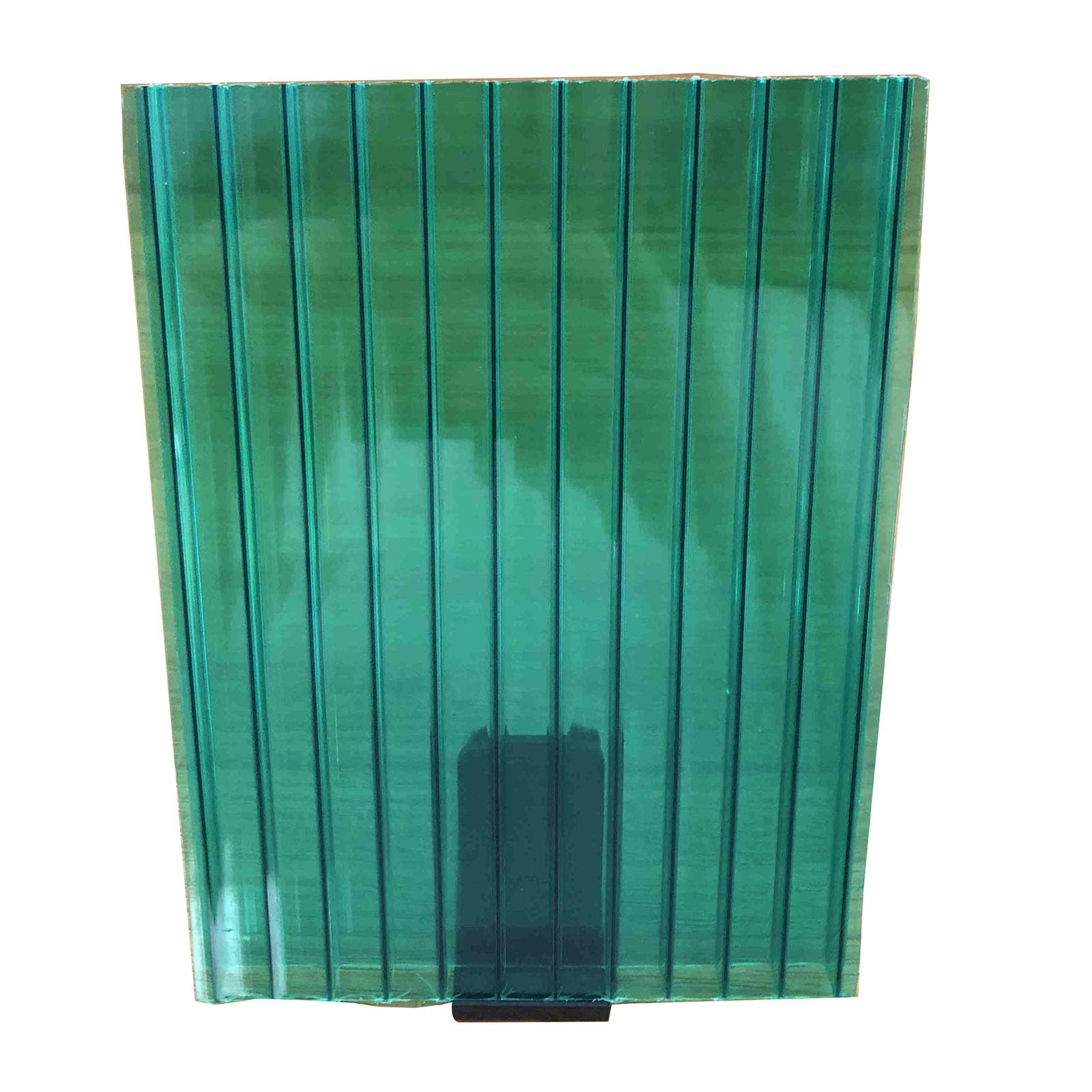 Doppelwandige Polycarbonat-Gewächshauspaneele, Verstärkte Und Lichtdurchlässige for Wetterfeste Gärten Gewächshäuser Im Freien(Green,100X50cm-10mm)