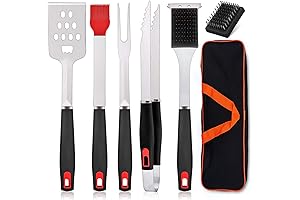 HaSteeL 7-Piece Grill Set with Brush