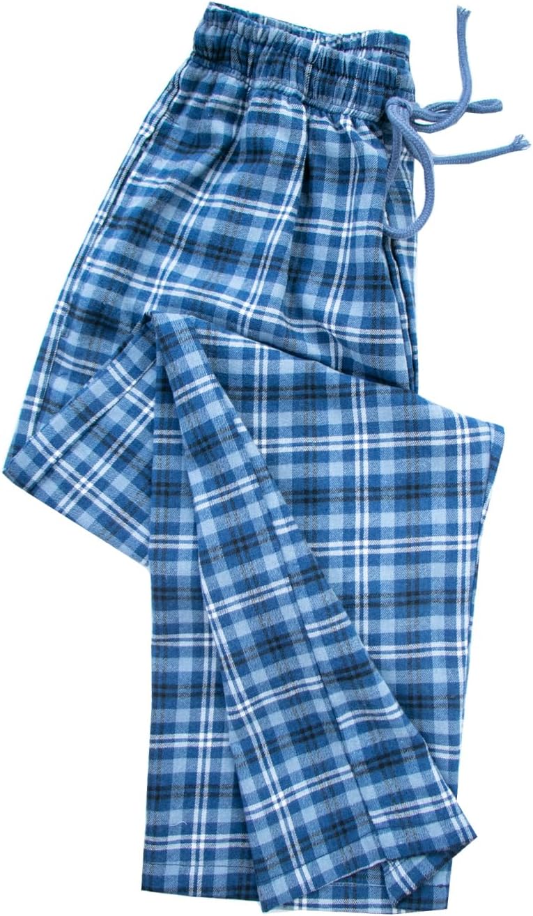 Big Boy's Cotton Plaid Pajama Pants Lounge Long Pants Loose Size 8 10 12 14 16