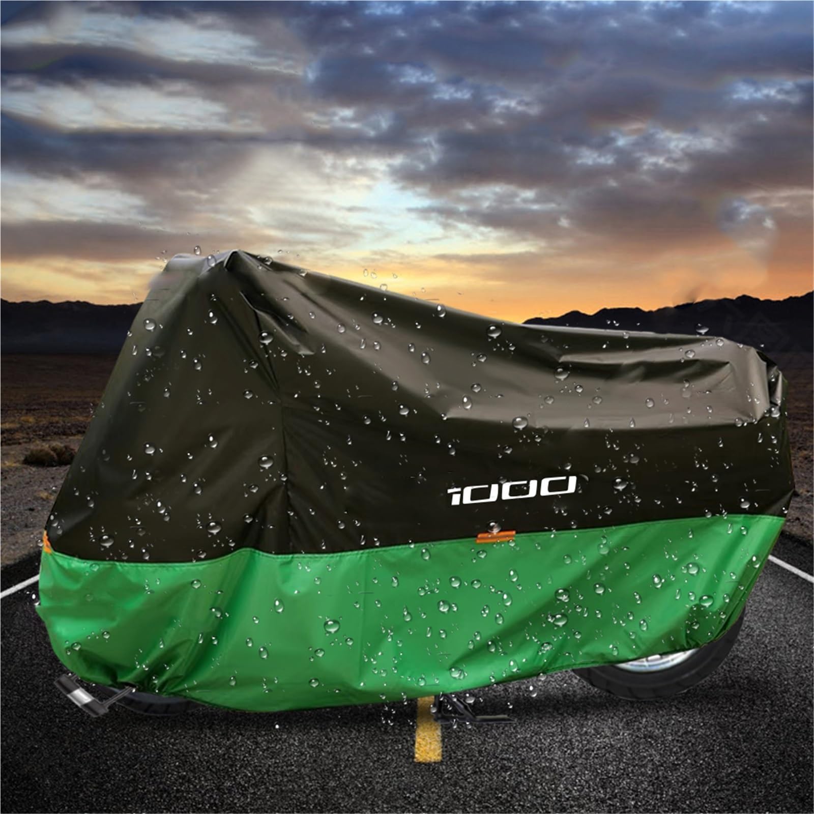 Housse de moto universelle imperméable extérieure abri idéal Kawasaki Ninja 1000 - 8