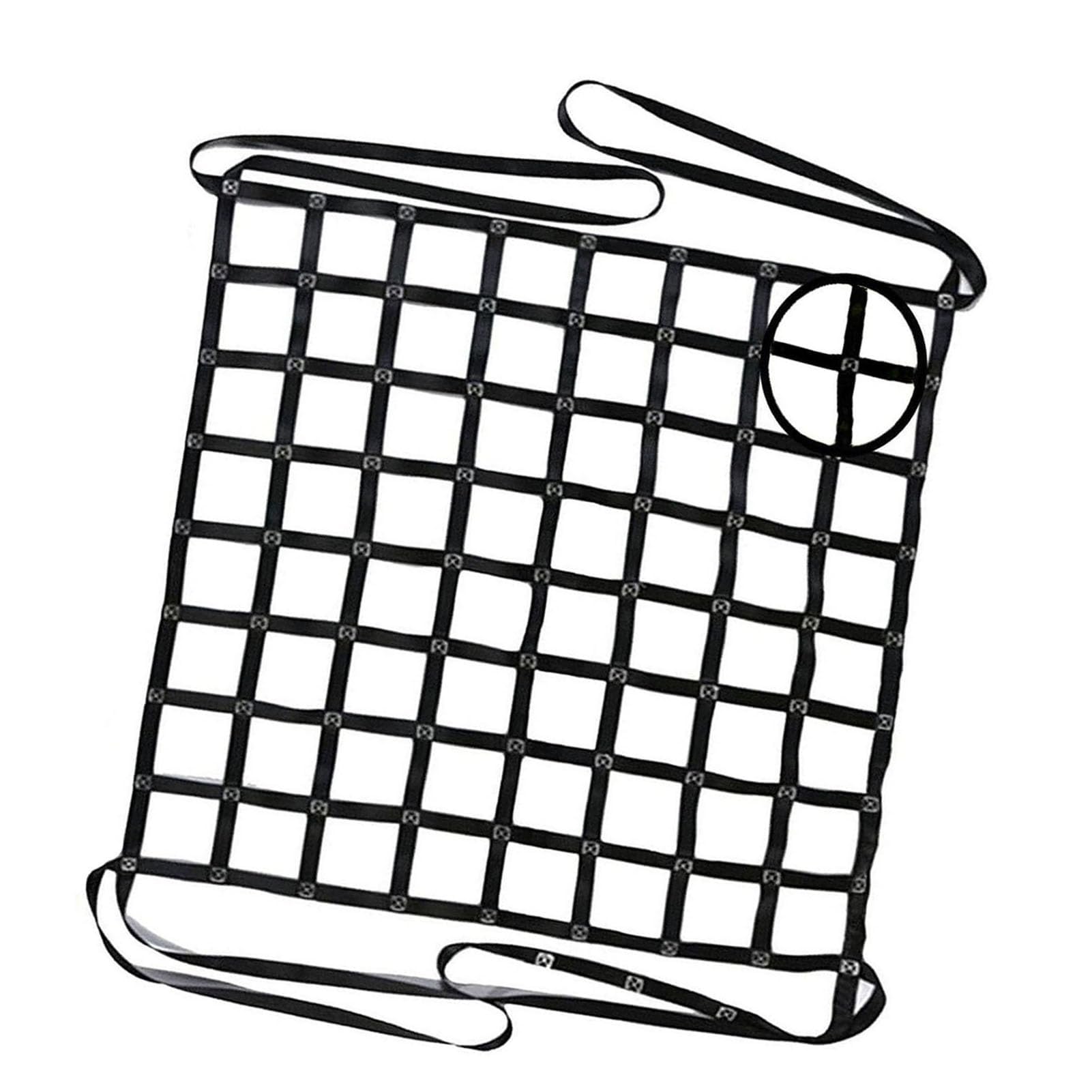 WQPMNYG Hoisting Lifting Nets,High-Strength Polyester Cargo Lifting Net - Tear-Resistant Hoisting Net with Extended Straps for Secure Load Handling (2x200cm, 20cm, 3.5t Capacity) - Durable
