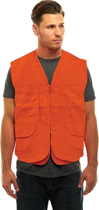 TrailCrest by Treel Men's Safety Front Loader High Visibility Vest