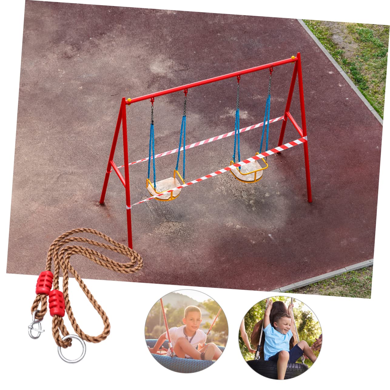 Cinghia Regolabile per Altalena da Giardino Cinghie in Nylon per Altalene sugli Alberi Kit di Sospensione Ganci da Esterno per Patio E Amaca