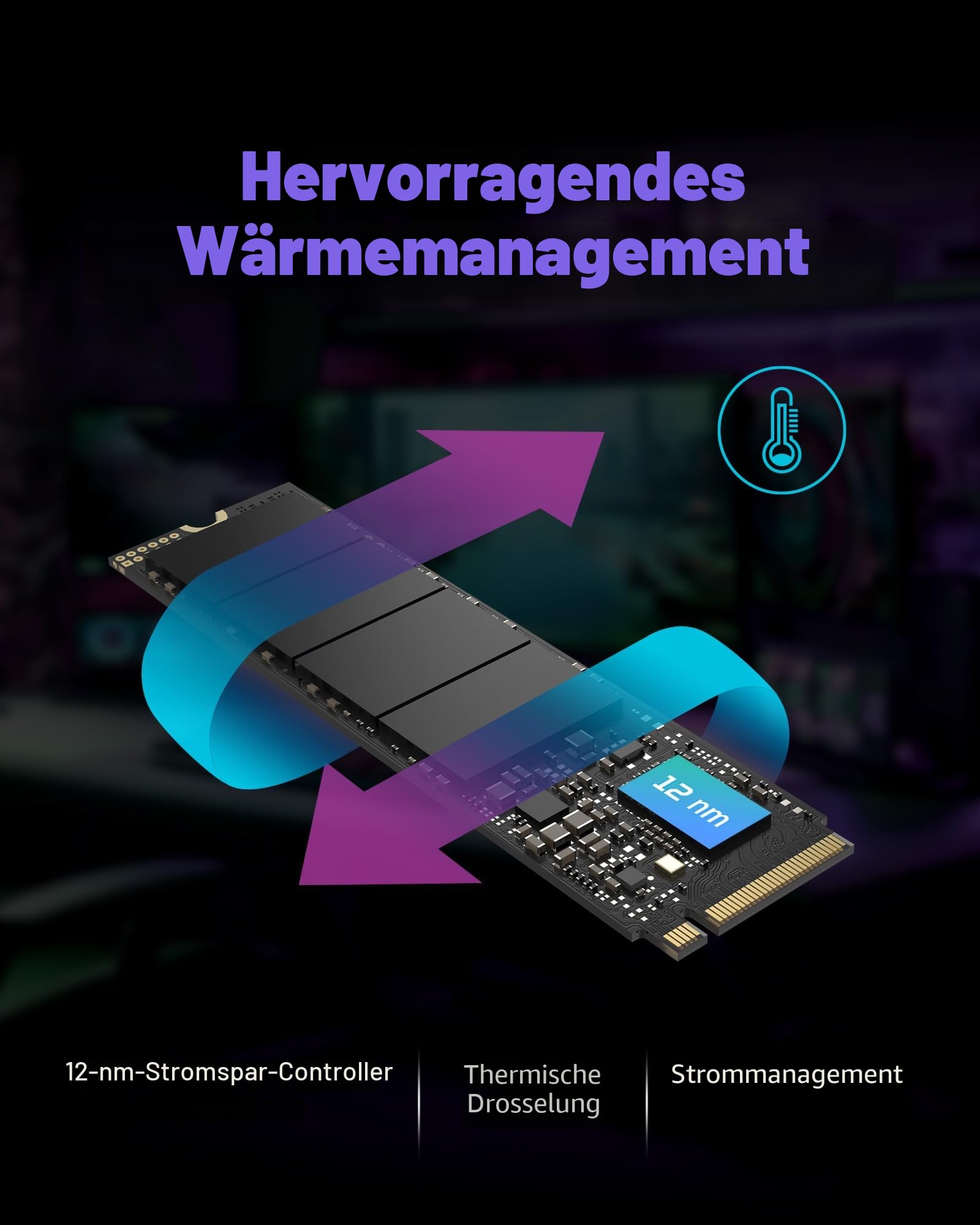 Acer Predator GM7 1TB M.2 NVMe SSD PCIe 4.0 Gaming Speicher Intern