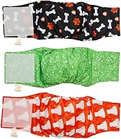 Vista 1 de Pañales lavables y reutilizables para perros machos, materiales duraderos, lavables a máquina, almohadillas para cachorros para orina de perros