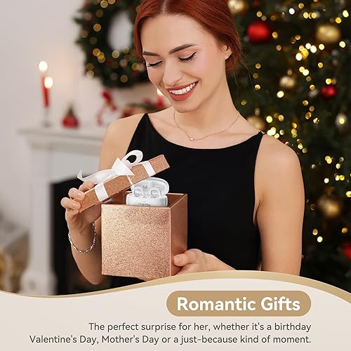 Miniatura 6 de Kinglucky Clip-On Earbuds Comfortable fit & Crystal-Clear Sound, 40H Playtime Open Ear Buds Bluetooth 5.4 Wireless Headphones for Women Ideal for