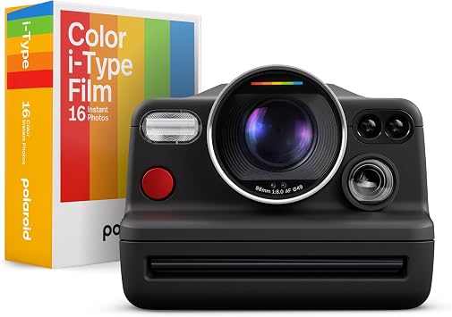 Polaroid I-2 Instant Camera Bundle with Color i-Type Film Double Pack 16 Photos - Full Manual Control, app Enabled Analog Instant Camera with Polaroids sharpest 3-Element Lens 6444