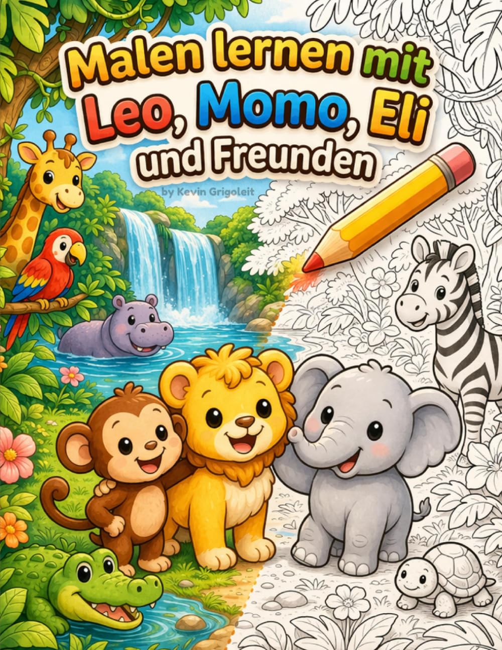 Malen lernen mit Leo, Momo, Eli und Freunden