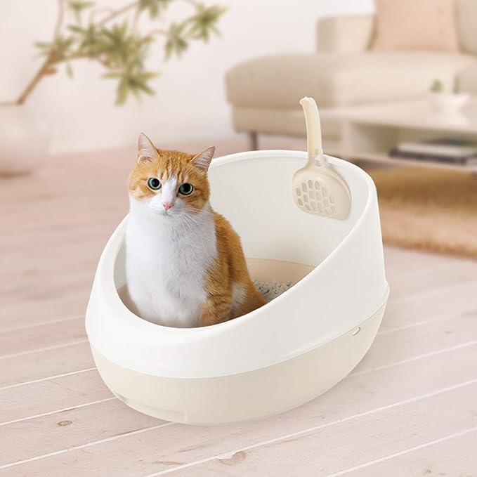 Bandeja sanitaria para gato Richell blanca miniatura 2