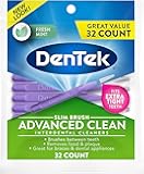 DenTek Slim Brush Interdental Cleansers, Extra Tight, Mouthwash Blast-32 ea by DenTek