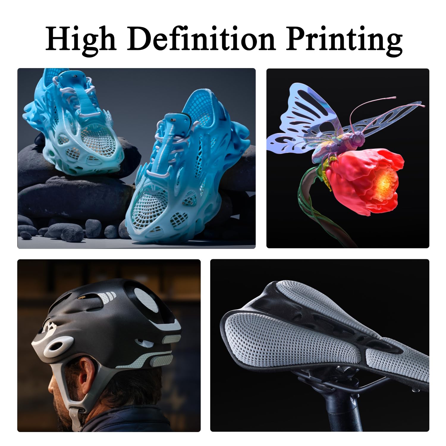 HzdaDeve Kit completo hot end con ugello 4 pezzi 0,2 mm e 0,4 mm per stampante 3D Bambus P2S/H2S/H2D/A1/A1 Mini Combo, ugello in acciaio temprato rimovibile, copertura in silicone, vasca di