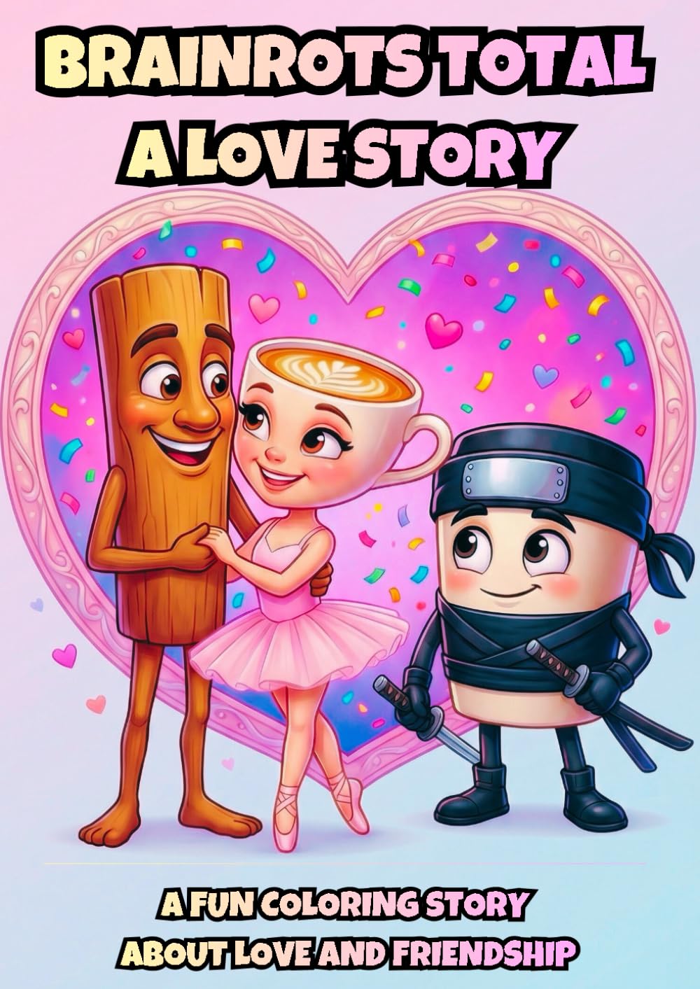 BRAINROTS TOTAL: A Love Story (Coloring Book)
