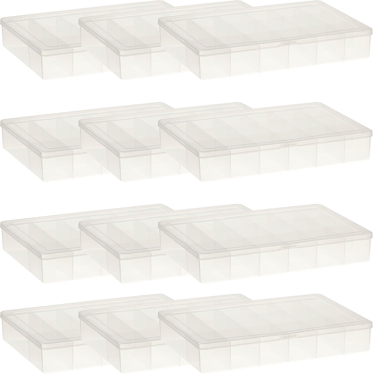 12 Pack: 17-Compartment Bead Organizer by Bead Landing™