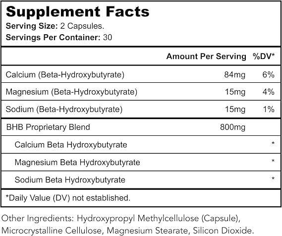 Keto Burn - Keto BHB Supplement for Keto Diet and Energy, 30 Servings