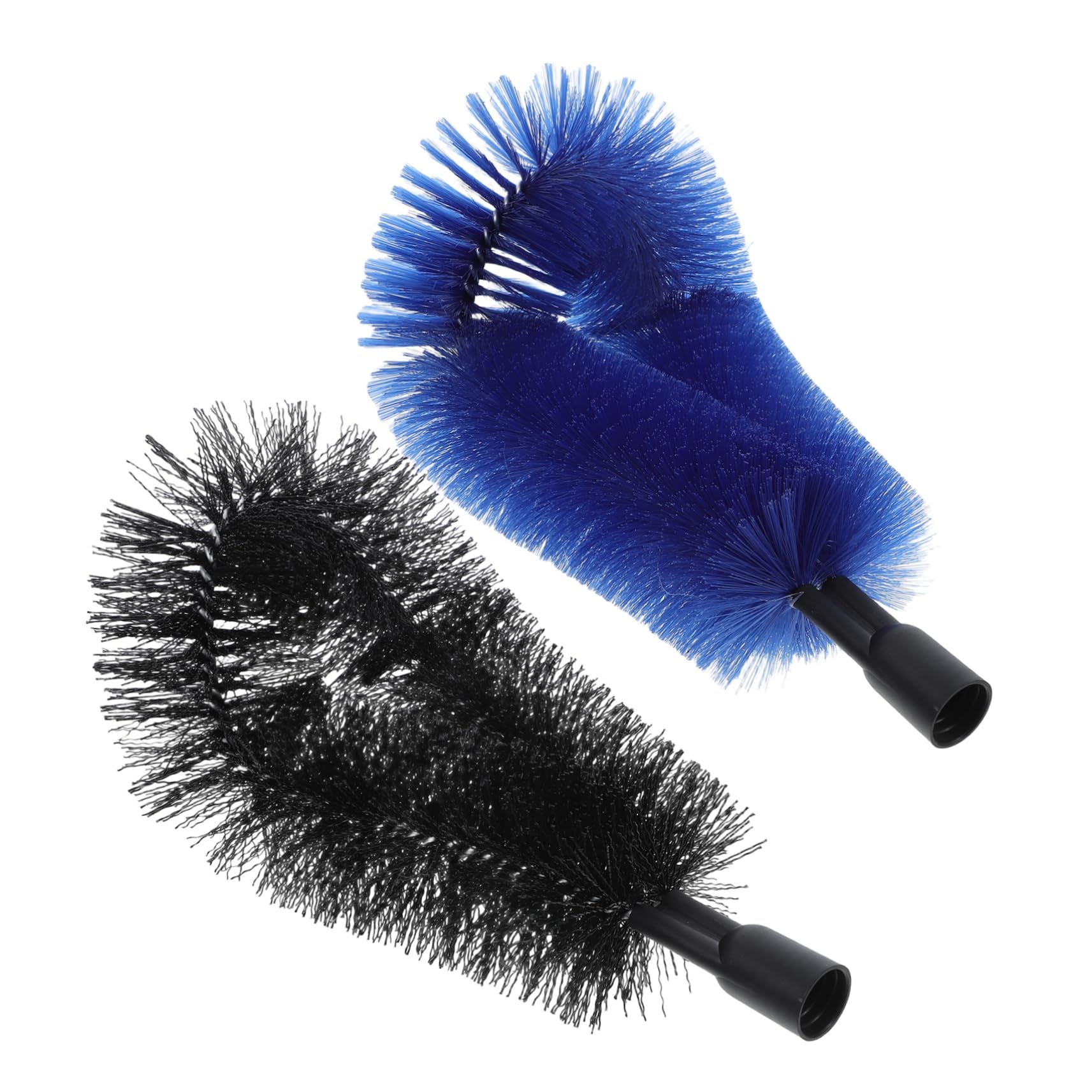 Gutter Brush Head 24mm Screw Thread 2pcs for Outdoor Cleaning