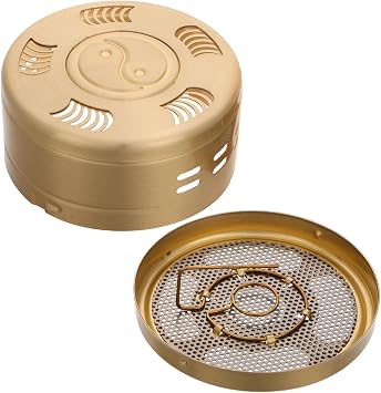 Copper Moxibustion Box Smokeless Adjustable Heat for Home Use