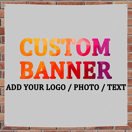 Miniatura 10 de Pancartas y letreros personalizados para negocios, pancartas y letreros personalizados para exteriores, foto personalizada para fiesta de
