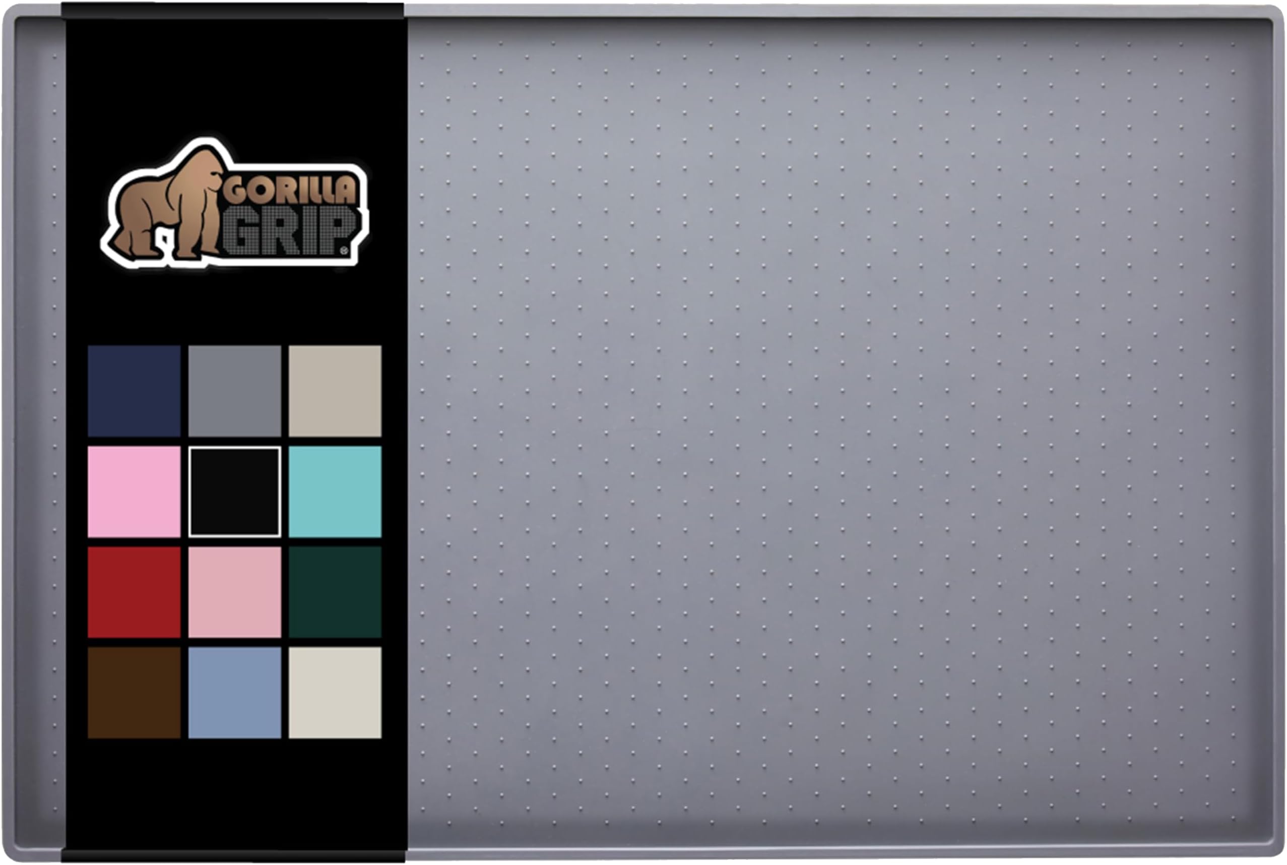 PetFusion XLARGE Waterproof Dog Food Mat (34x23"). FDA Grade Silicone [superior