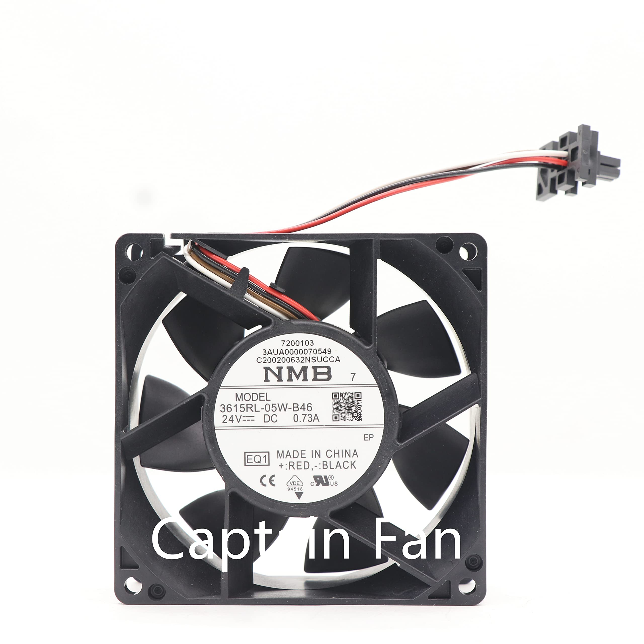 Amazon.com: 3615RL-05W-B46 NMB Fan DC 24V 0.73A 92 * 92 * 38MM