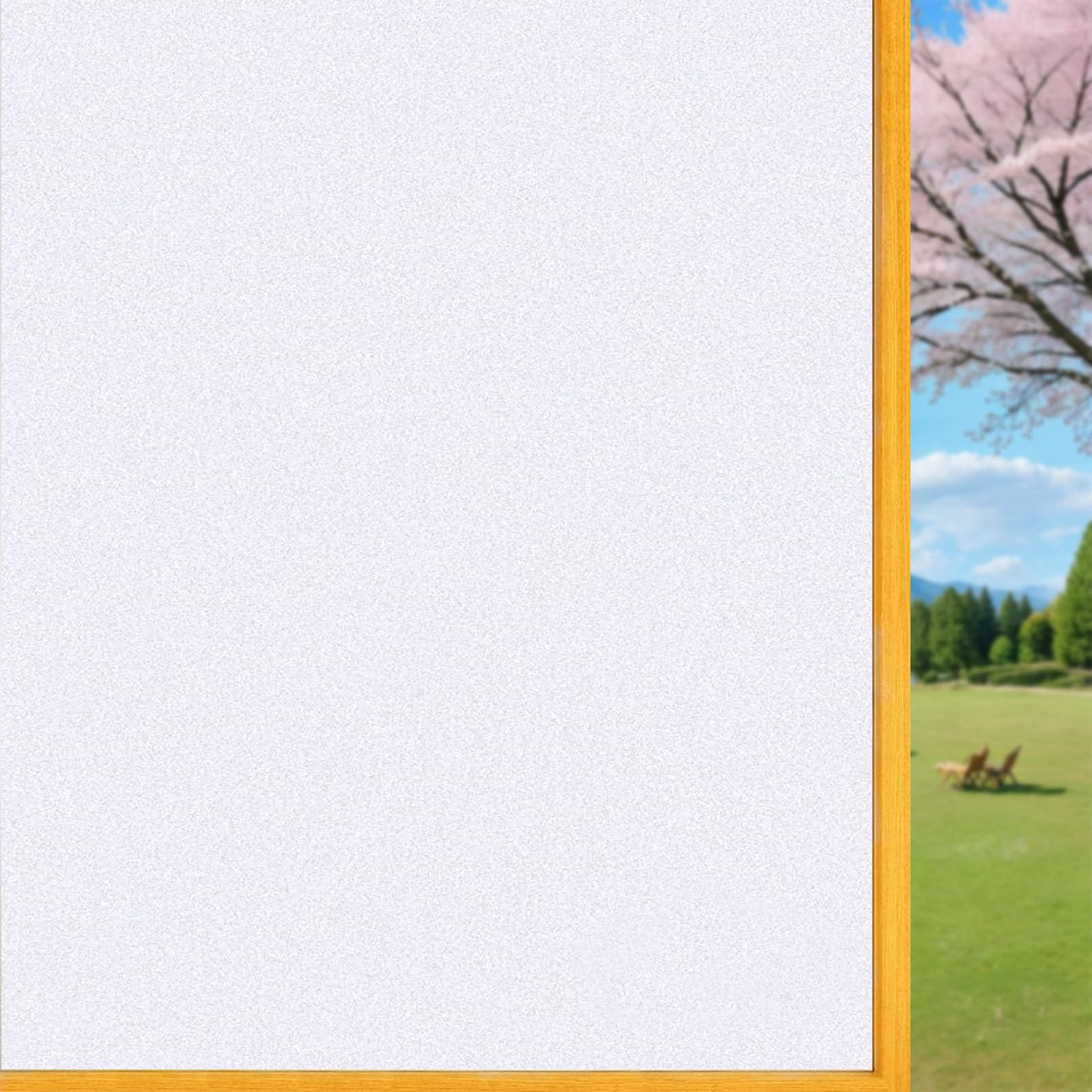 Film Fenêtre Anti-Regard Opaque 105x220cm Opaque Mat pour Vitre