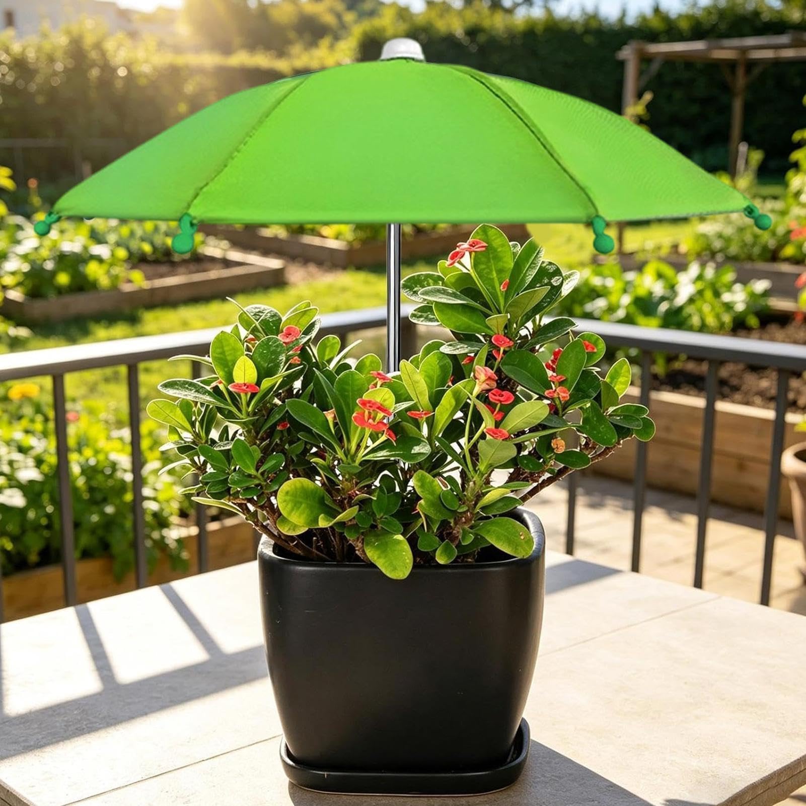 Parasol ogrodowy do kwiatów i małych roślin Ochronna Osłona | Parasol na kwiaty doniczkowe Do Ogrodu, Podwórka, Patio, Szklarni, Farmy, Tarasu, Trawnika, Ogrodu I Podwórka